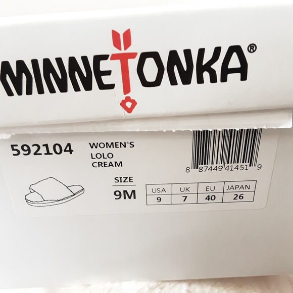 Minnetonka Women's Faux Fur Lolo Slide Slipper SIZE 9 NWB - Picture 7 of 7